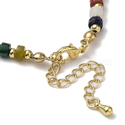 Armbänder aus Perlen aus natürlicher weißer Jade und natürlichem Imperial-Jaspis&nbsp;BJEW-C061-03