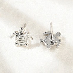 Clous d'oreilles en laiton&nbsp;EJEW-R016-26P-04