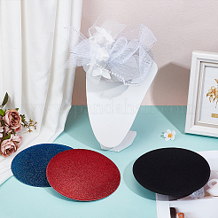 4 Stück 4 Farben Eva-Stoff rund Fascinator Hut Basis für Millinery Magic&nbsp;FIND-BC0014-33
