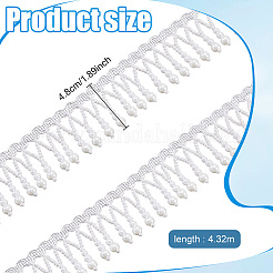 5 iarda di poliammide con finiture in perline di plastica&nbsp;OCOR-WH0109-087A