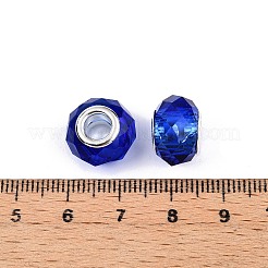 Perle di vetro trasparente europei&nbsp;GPDL-N004-D14mm-B14