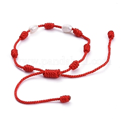 7 Knoten Glücksarmbänder&nbsp;BJEW-JB05252-01