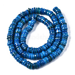 Natürlichen Süßwasser-Muschelperlen Stränge&nbsp;SHEL-Q024-001C