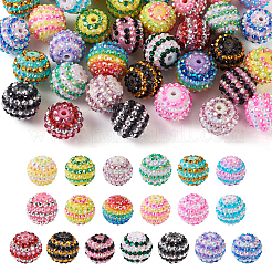 38 Stück 19 Farben Harz Strass Perlen Sets&nbsp;RESI-TA0001-81