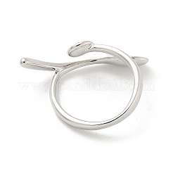 Impostazioni per anelli con polsino aperto a tazza in ottone&nbsp;LS-KK-G518-10P-02