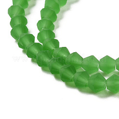 Imitano i fili di perle di vetro smerigliato del cristallo austriaco&nbsp;GLAA-F029-TM2mm-B03