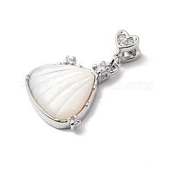 Anhänger aus natürlicher Muschelschnitzerei&nbsp;KK-N290-06P