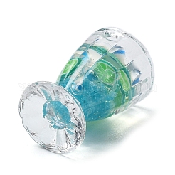 Leuchtende transparente Harzanhänger&nbsp;CRES-F026-01B