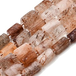 Brins de perles de quartz rutile en or noir naturel&nbsp;GG-CBA4808-C01-01
