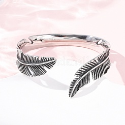 Bracelets manchettes rétro en acier inoxydable chirurgical 316&nbsp;BJEW-C142-11C-AS