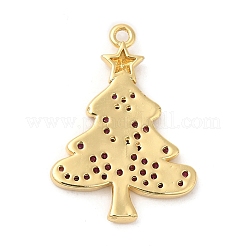 Placage en rack pendentifs en zircone cubique pavés de laiton&nbsp;KK-R150-08G-02