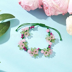 2 bracciale con perline di semi acriliche e miyuki a forma di fiore&nbsp;BJEW-MZ00221