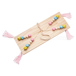 Étagère de perles en bois rhombiques&nbsp;CF-TAC0001-07B