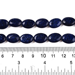 Fili di perline di lapislazzuli imitazione pietra preziosa sintetica&nbsp;G-M206-56