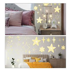 Wandaufkleber aus PVC-Kunststoff mit Sternen&nbsp;DIY-WH20009-43
