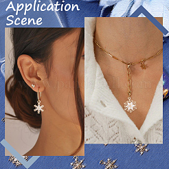 16 stücke 4 arten weihnachten messing micro pave zirkonia anhänger&nbsp;KK-SC0006-95