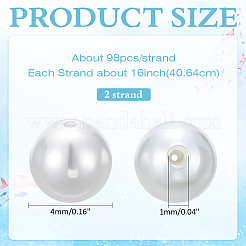 2 brin de perles de coquillage&nbsp;BSHE-ME0001-03