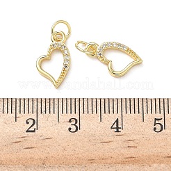 Ottone micro spianare pendenti zirconi&nbsp;KK-I379-15G-05