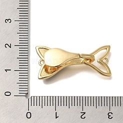 Messing-Faltverschlüsse mit schwarzer Muschellippe&nbsp;KK-K389-134G