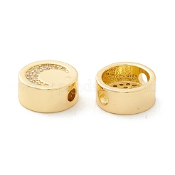 Perline di ottone ecocompatibili con placcatura a cremagliera&nbsp;KK-K267-07G