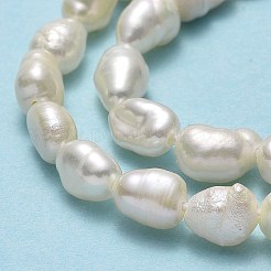 Brins de perles de culture d'eau douce naturelles&nbsp;PEAR-A005-13C-01-X