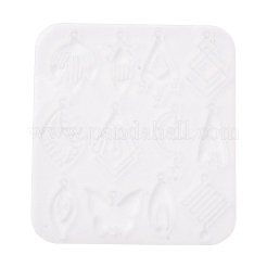 Moules en silicone pendant&nbsp;X1-AJEW-S041-03C