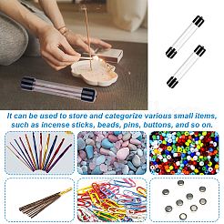 5 Stück transparente Aufbewahrungsröhre aus PVC-Kunststoff&nbsp;FIND-GA0008-68B