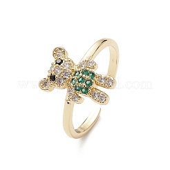 Anello polsino con zirconi cubici&nbsp;RJEW-M146-02