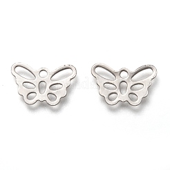 Anlaufgeschützte Charms aus Edelstahl 201&nbsp;STAS-B001-35P
