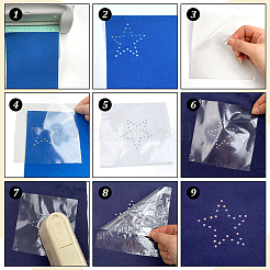 15 Blatt rechteckiges&nbsp;AJEW-NB0009-28