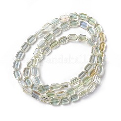 Chapelets de perles en verre électroplaqué&nbsp;EGLA-L042-HR03