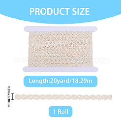 20 Yards Blumen-Spitzenband aus Baumwolle&nbsp;OCOR-CY0002-66