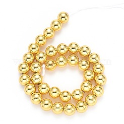 Electroplate non magnetici ematite sintetico fili di perline&nbsp;G-L485-01E-M