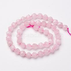 Chapelets de perles en quartz rose naturel&nbsp;G-P213-11-6mm