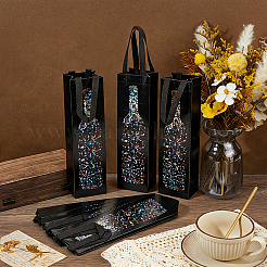 Geschenktaschen aus Vliesstoff für Weinflaschen&nbsp;ABAG-WH0048-91