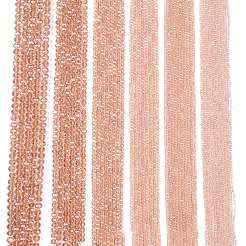 Abalorios de vidrio electroplate hebras&nbsp;X-EGLA-A044-T8mm-B21