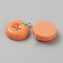 Pendentifs en résine opaque&nbsp;LS-CRES-CJC0011-004G-P