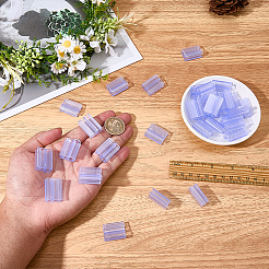 30 pince mémo en plastique PVC&nbsp;AJEW-CP0011-38