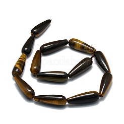 Natürlichen Tigerauge Perlen Stränge&nbsp;G-E576-34
