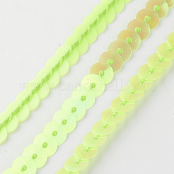 Umweltfreundliche Paillettenperlen aus Kunststoff&nbsp;PVC-Q092-6mm-P85