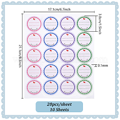 Selbstklebende Papieraufkleber&nbsp;DIY-WH0349-529