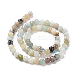 Brins de perles d'amazonite de fleurs naturelles&nbsp;G-E571-26A