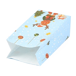 Sacs en papier kraft à thème de noël&nbsp;CARB-H030-B06
