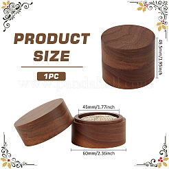 Boîtes de rangement rondes en bois pour anneaux&nbsp;AJEW-WH0166-16A