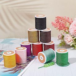 10 rouleau de fils de nylon tressés 10 couleurs&nbsp;NWIR-OC0001-07