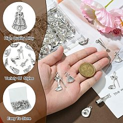 100 pièces 10 styles pendentif en alliage de style tibétain&nbsp;FIND-CJ0001-74