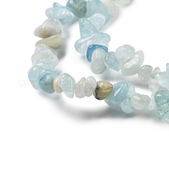 Natürliche Aquamarin Chip-Perlen Stränge&nbsp;G-L154-19