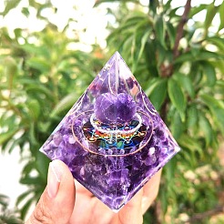 Générateurs d'énergie de résine de pyramide d'orgonite&nbsp;PW-WG0062E-01