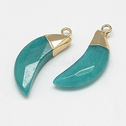 Pendentifs en jade blanc naturel&nbsp;G-Q494-80E