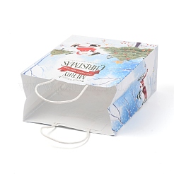 Sacs en papier kraft à thème de noël&nbsp;ABAG-H104-D07